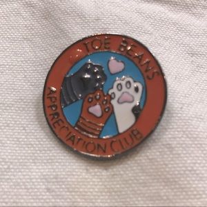 Toe Beans Appreciation Club Enamel Pin